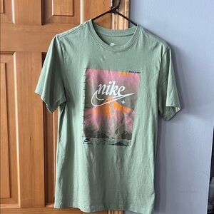 Nike Olive Graphic Men's Tee brand new